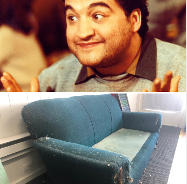 Is This John Belushi’s Sofa!??